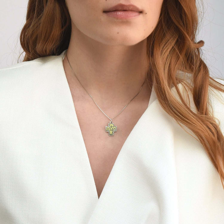 PEACE - CROSS PENDANT - METAL