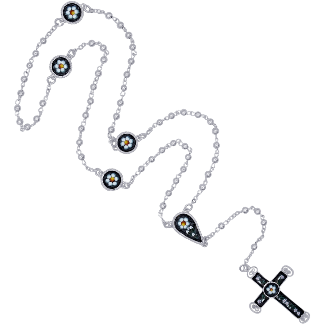 MICROMOSAIC ROSARY - METAL