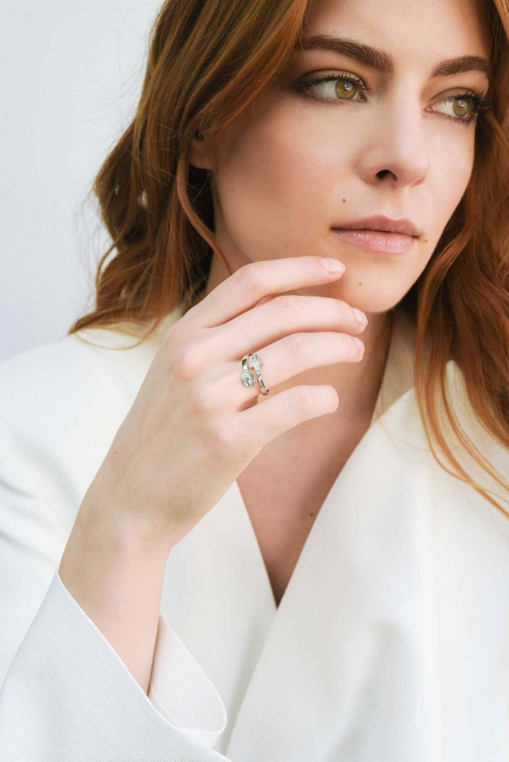 MIRACULOUS IN CROSS - RING - SILVER