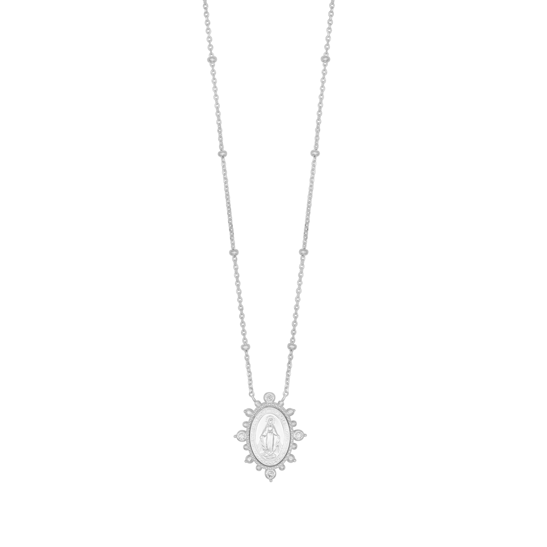 MIRACULOUS MEDAL NECKLACE - SILVER