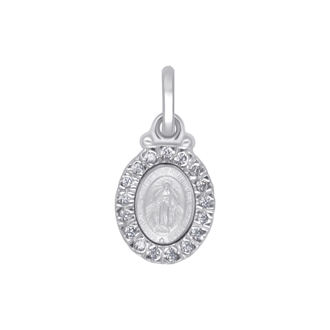 MIRACULOUS MEDAL - HANGER - SILVER