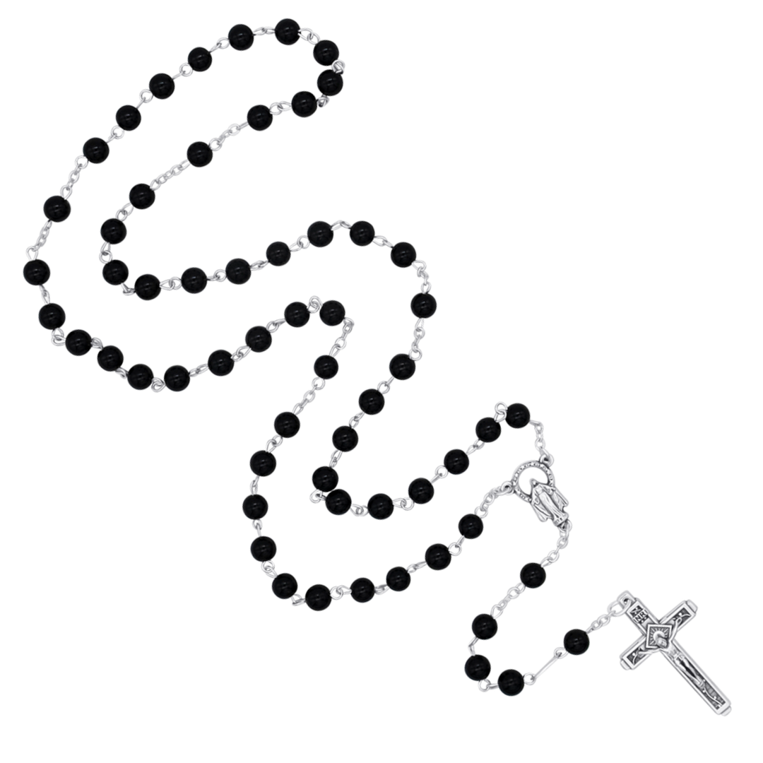 ONYX ROSARY - METAL