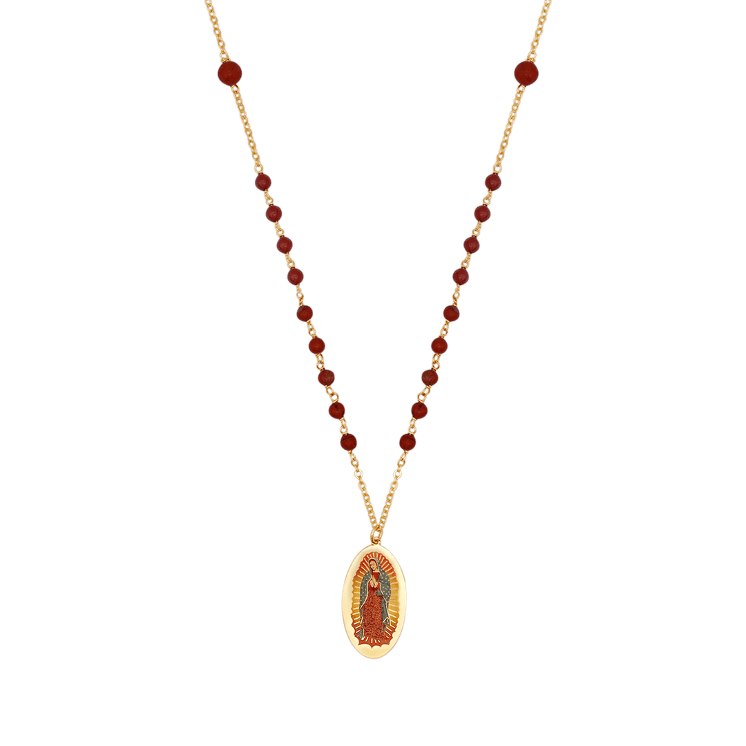 OUR LADY OF GUADALUPE - BEADED NECKLACE