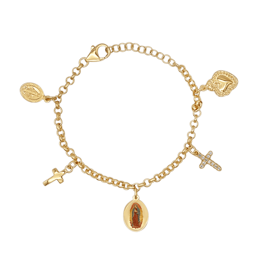 OUR LADY OF GUADALUPE - CHARMS ARMBAND