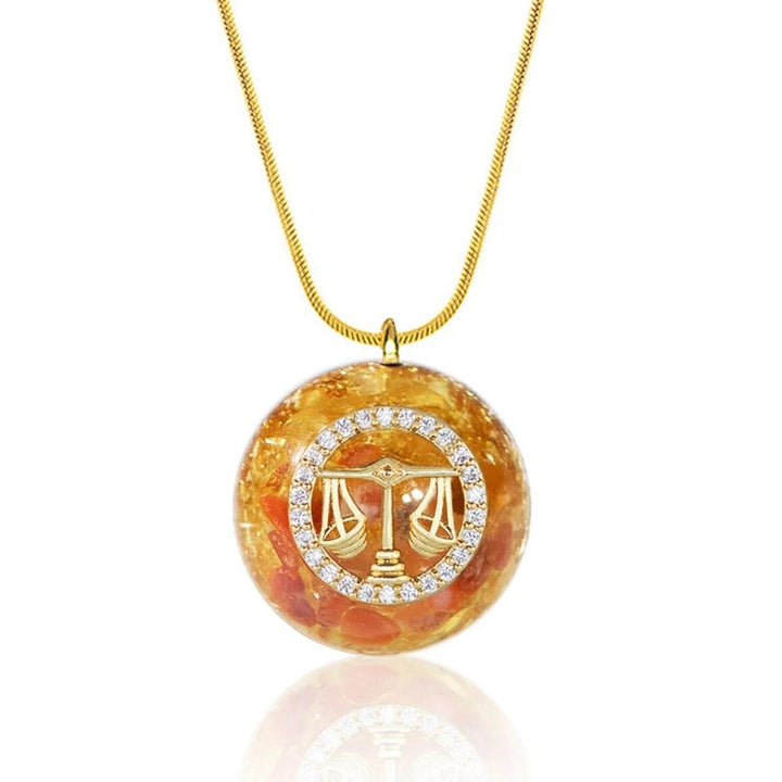Orgonite Pendant "Astrological Sign" in Stone Chips