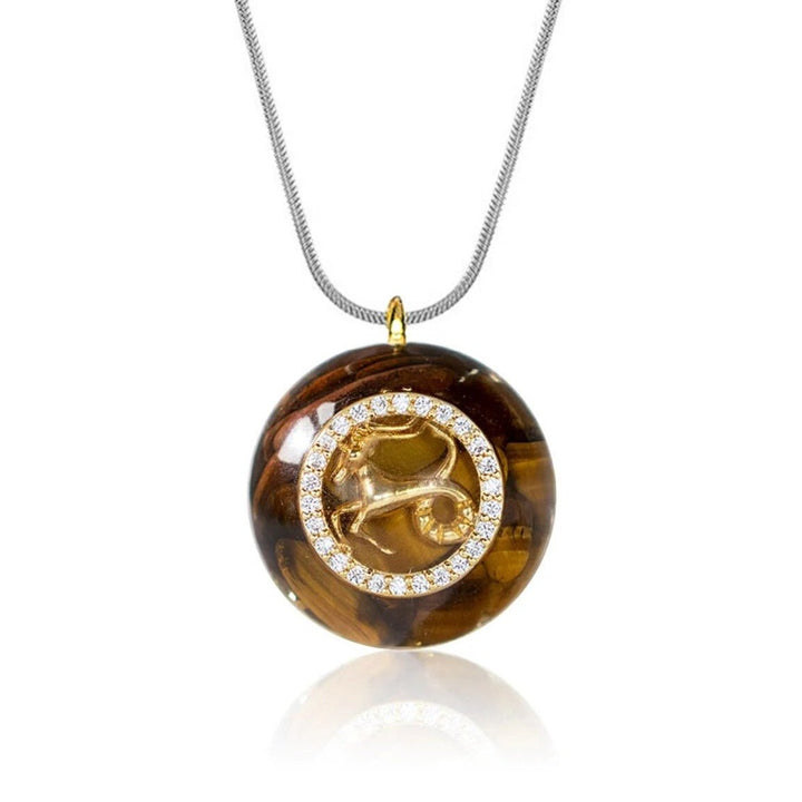 Orgonite Pendant "Astrological Sign" in Stone Chips