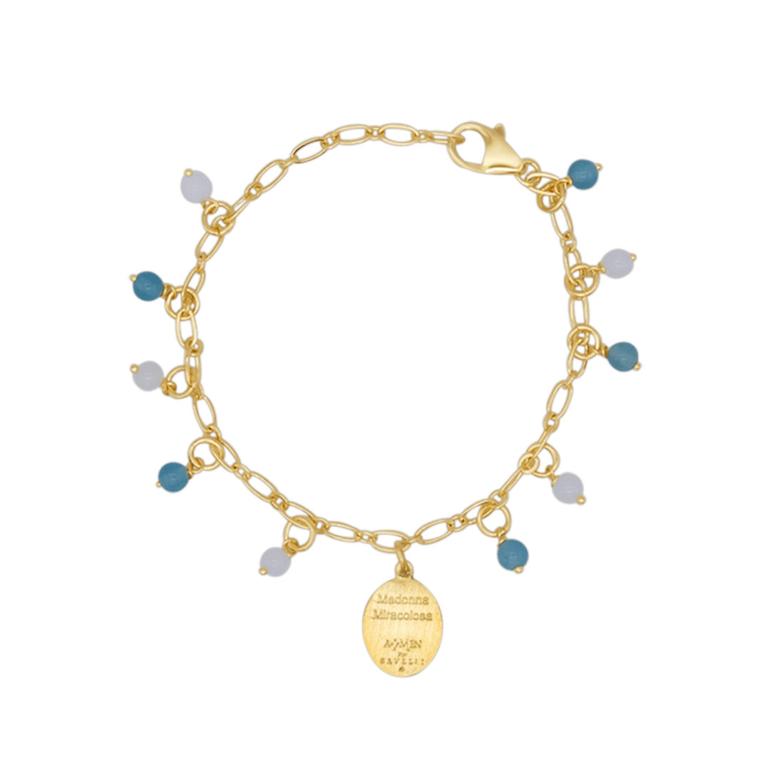 MIRACULOUS MEDAL - BEADED ARMBAND