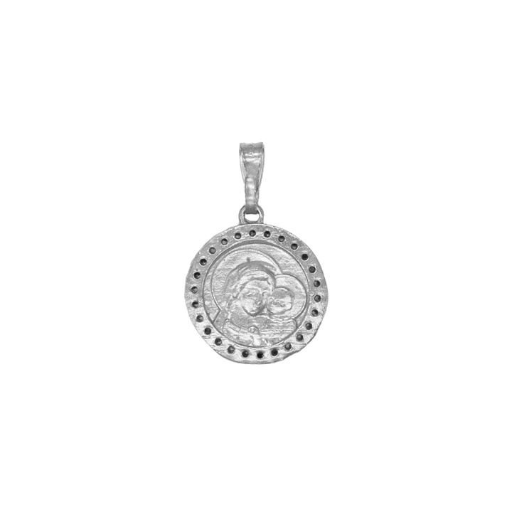 POPE LEO XIV - MEDAL - SILVER AND ZIRCONIA