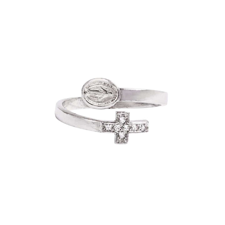 MIRACULOUS IN CROSS - RING - SILVER