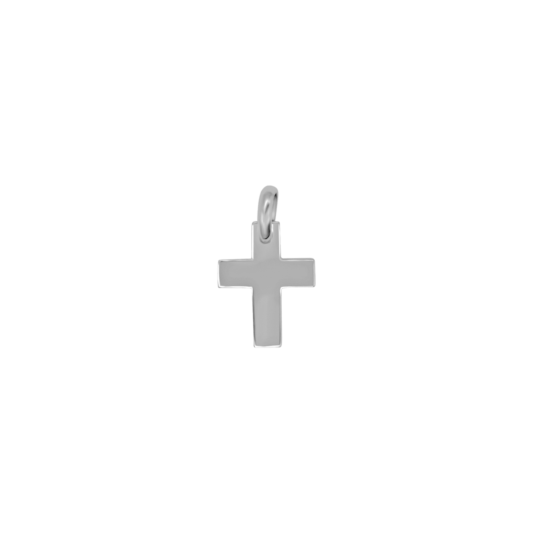 CROSS PENDANT - WHITE GOLD