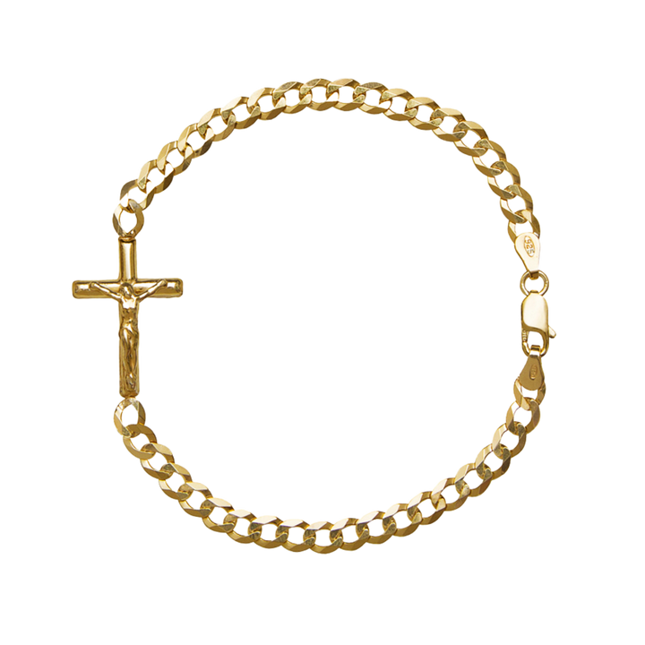 CROSS - BRACELET - VERMEIL SILVER