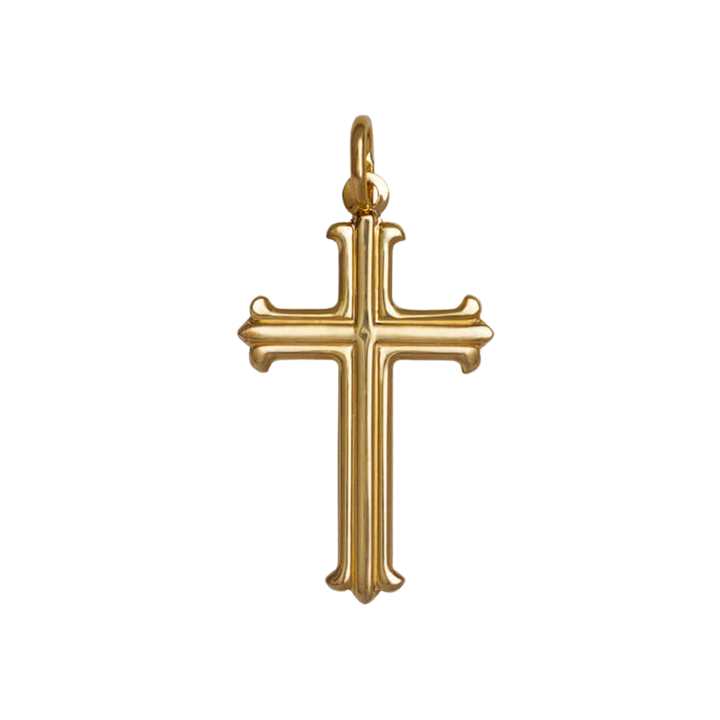 CROSS PENDANT - VERMEIL SILVER