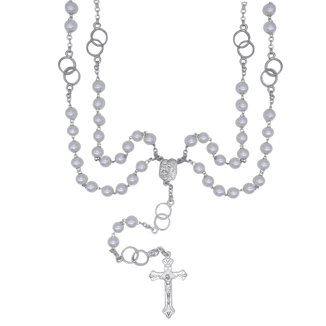 WEDDING LASSO ROSARY - METAL