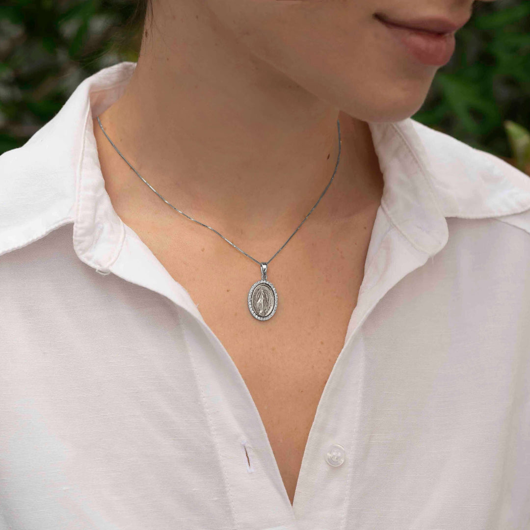 MIRACULOUS NECKLACE - DIAMONDS - WHITE GOLD