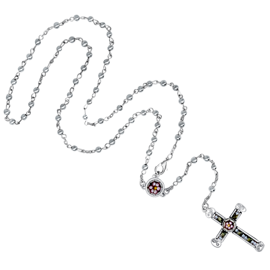 MICROMOSAIC ROSARY - METAL